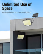 Load image into Gallery viewer, COOZAMING 294 LED Solar Motion Sensor Outdoor Lights, 2600Lm Solar Flood Lights
