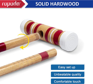 Ropoda Six-Player Croquet Set