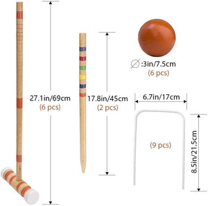 Ropoda Six-Player Croquet Set