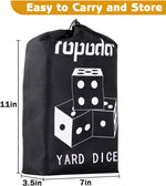 Load image into Gallery viewer, Ropoda Giant Wooden Yard Dice-Giant Outdoor Gaming Dice Set 3.5&quot;
