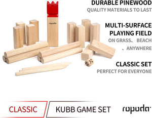 Ropoda Kubb Game Premium Set