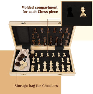 Ropoda Magnetic Chess Set, 15"