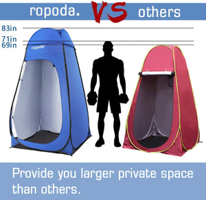 Ropoda Pop Up Tent 83inches x 48inches x 48inches, Upgrade Privacy Tent-Blue