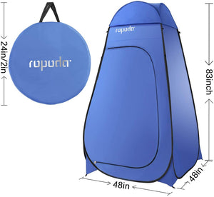 Ropoda Pop Up Tent 83inches x 48inches x 48inches, Upgrade Privacy Tent-Blue