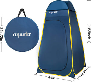 Ropoda Pop Up Tent 83inches x 48inches x 48inches, Upgrade Privacy Tent-Gray