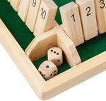 Load image into Gallery viewer, Ropoda Shut The Box Dice Game Wooden (2-4 Players),12 Inches
