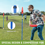 Load image into Gallery viewer, Ropoda Outdoor Games-Flying Disc Game Set, Fun Bottle Drop Yard Games with Friend and Family, Portable Disc Toss Game for Lawn and Beach (Polish Horseshoes)
