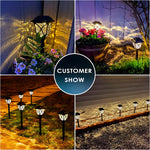 Load image into Gallery viewer, GIGALUMI Solar Decorative Pathway Lights– Warm White (Set of 6)
