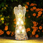 Load image into Gallery viewer, Gigalumi solar garden angel figurine
