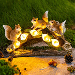 Load image into Gallery viewer, Gigalumi solar garden squirrel figurine
