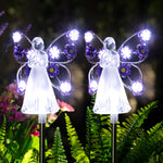 Load image into Gallery viewer, Gigalumi solar angel garden stake lights
