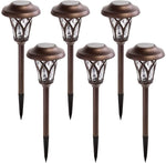 Load image into Gallery viewer, GIGALUMI Super Bright Solar Pathway Lights (Set of 6)
