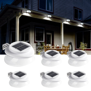 Solpex Solar Gutter Lights Outdoor (Set of 6)