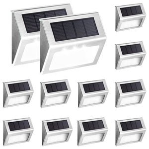 Solpex Solar Step Lights - Cold White (Set of 12)