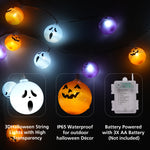 Load image into Gallery viewer, Tisejoy Halloween Lights Outdoor 21 LED Halloween String Lights
