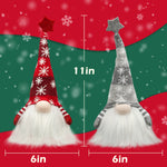 Load image into Gallery viewer, Gigalumi Lighted Christmas Gnome Santa (Set of 2)
