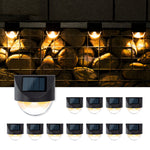 Load image into Gallery viewer, Gigalumi Solar Fence Lights - Warm White (Set of 12)
