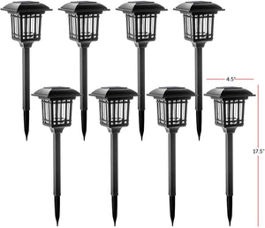 Bright Solar Pathway Lights– Cold White (Set of 8)