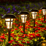 Load image into Gallery viewer, Gigalumi solar bronze finished garden lights
