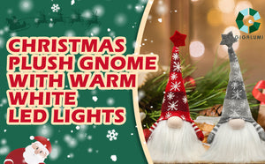 Gigalumi Lighted Christmas Gnome Santa (Set of 2)