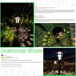 Load image into Gallery viewer, Gigalumi Solar Bronze Finished Garden Lights-Warm White (Set of 6)
