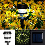 Load image into Gallery viewer, Gigalumi Double Ring Solar Pathway Lights– Cold White (Set of 12)
