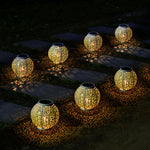 Load image into Gallery viewer, Solar Lanterns Decorative Outdoor Hanging Lights (Set of 1)
