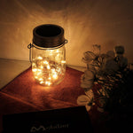 Load image into Gallery viewer, GIGALUMI Solar Mason Jar Hanging Lights (Set of 6)
