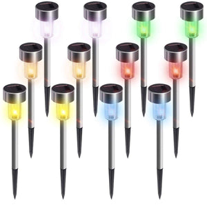 Gigalumi colorful solar mini pathway lights