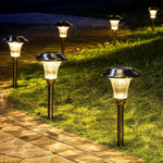 Load image into Gallery viewer,  Gigalumi stainless steel and glass solar lights
