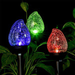 Load image into Gallery viewer, Gigalumi outdoor color changing solar flame shaped lights
