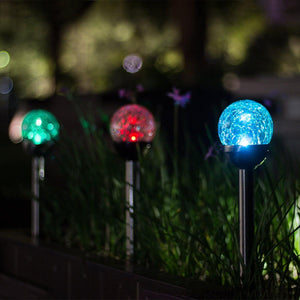 Gigalumi Solar Ball Shape Garden Lights (Set of 3)