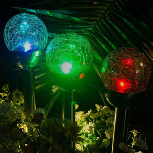 Gigalumi Solar Ball Shape Garden Lights (Set of 3)