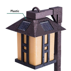 Gigalumi Classic Lantern Style Solar Landscape Lighting (Set of 2 or 4)