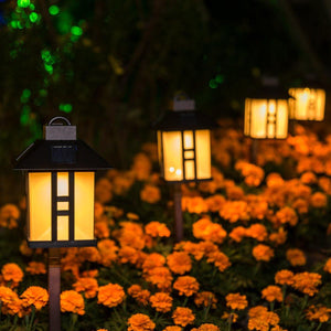 Gigalumi Classic Lantern Style Solar Landscape Lighting (Set of 2 or 4)