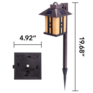 Gigalumi Classic Lantern Style Solar Landscape Lighting (Set of 2 or 4)