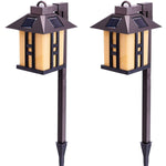 Load image into Gallery viewer, Gigalumi Classic Lantern Style Solar Landscape Lighting (Set of 2 or 4)
