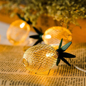 Gigalumi Pineapple String Light – Battery Powered