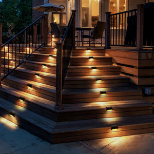 Solpex Solar Deck Lights – Warm White/RGB Light (Set of 12/16)