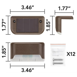 Solpex Solar Deck Lights – Warm White/RGB Light (Set of 12/16)