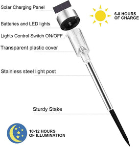 Gigalumi Solar Small Size / Mini Pathway Lights (Set of 12)