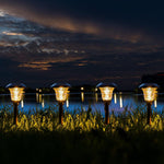 Load image into Gallery viewer, Gigalumi Solar Garden Lights with Flower Lighting Effect (Set of 8)
