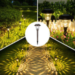 Load image into Gallery viewer, Gigalumi Solar Garden Lights with Flower Lighting Effect (Set of 8)
