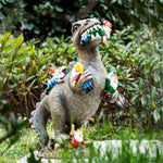 Load image into Gallery viewer, Sowsun Dinosaur Eating Gnomes Garden Art
